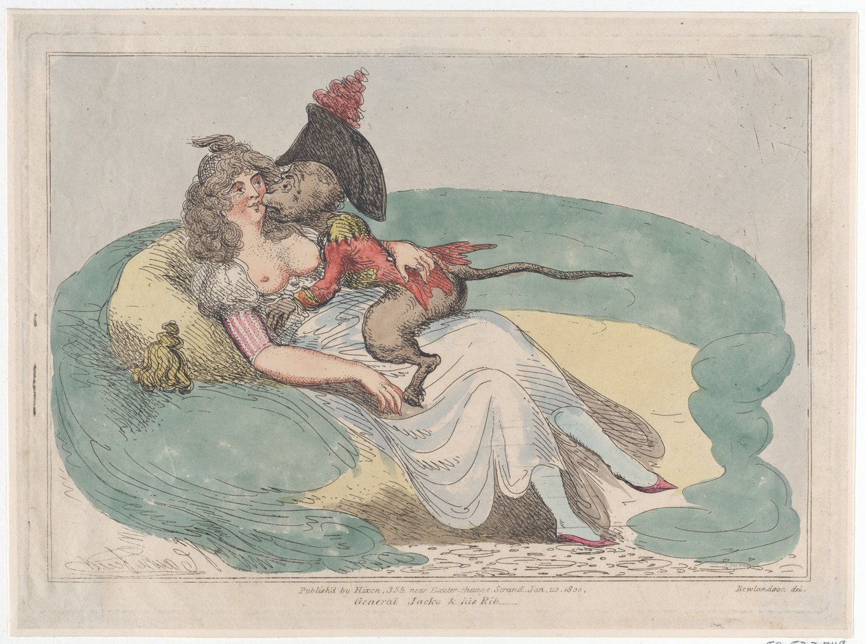 General Jacko y su costilla, 20 de enero de 1800 de John Cawse