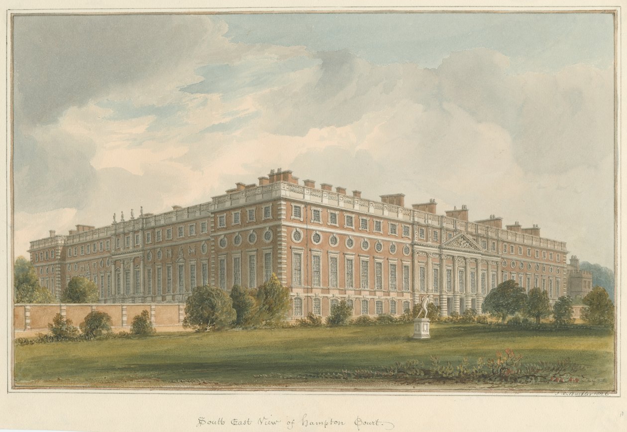 Middlesex - Hampton Court de John Chessell Buckler