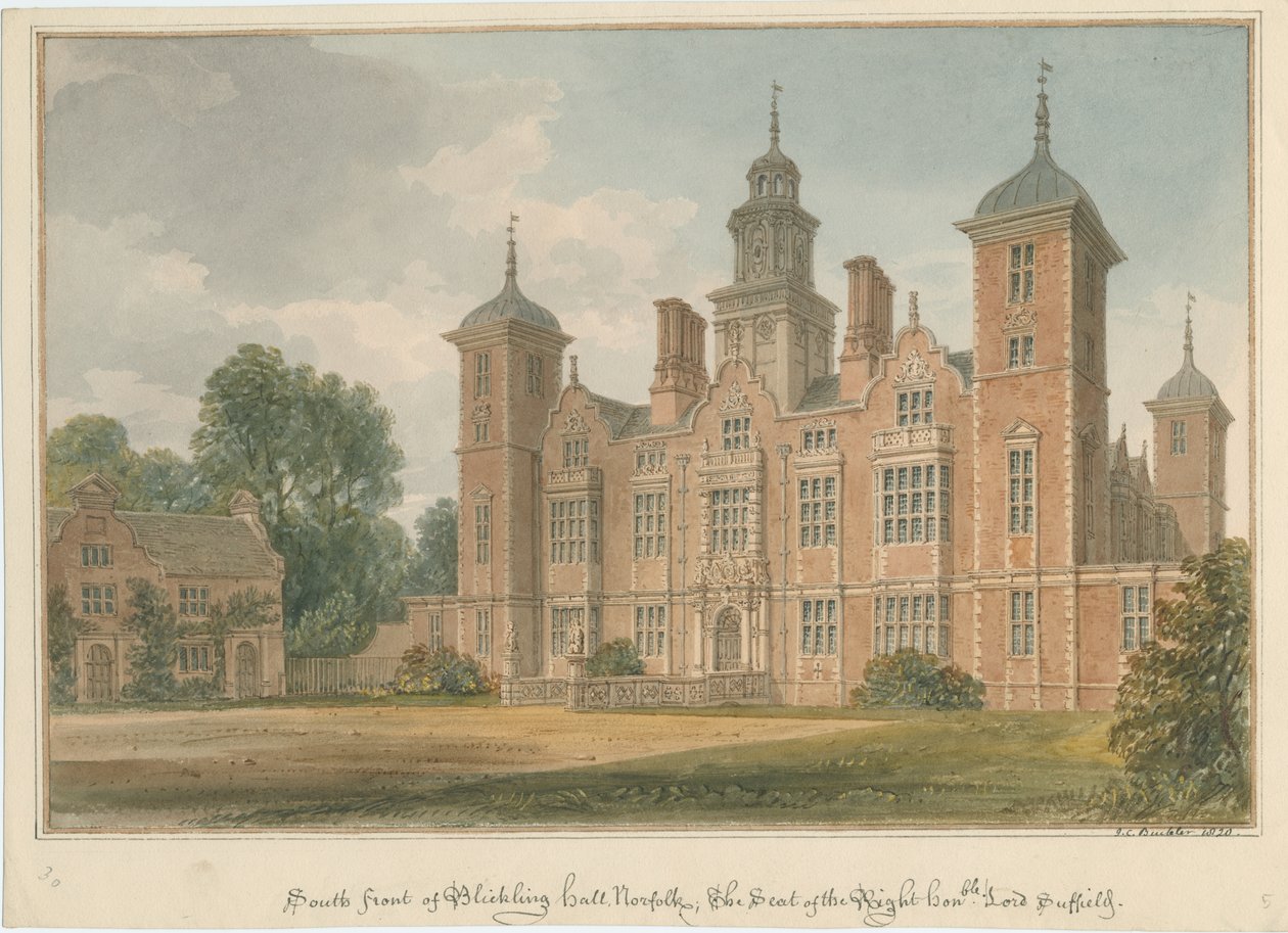 Norfolk - Blickling Hall de John Chessell Buckler