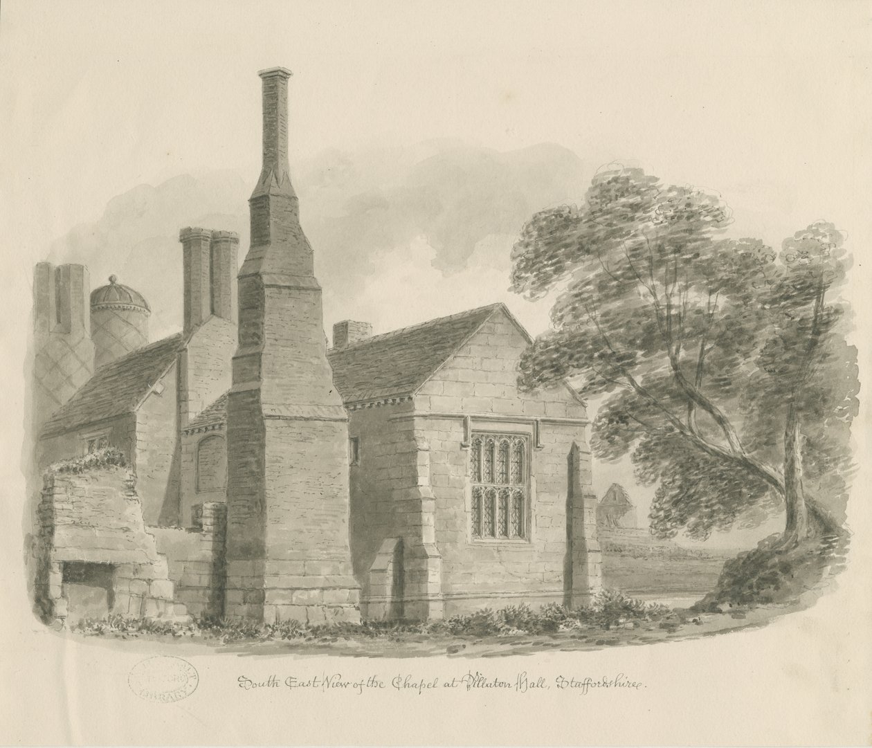 Pillaton Hall - Capilla de John Chessell Buckler