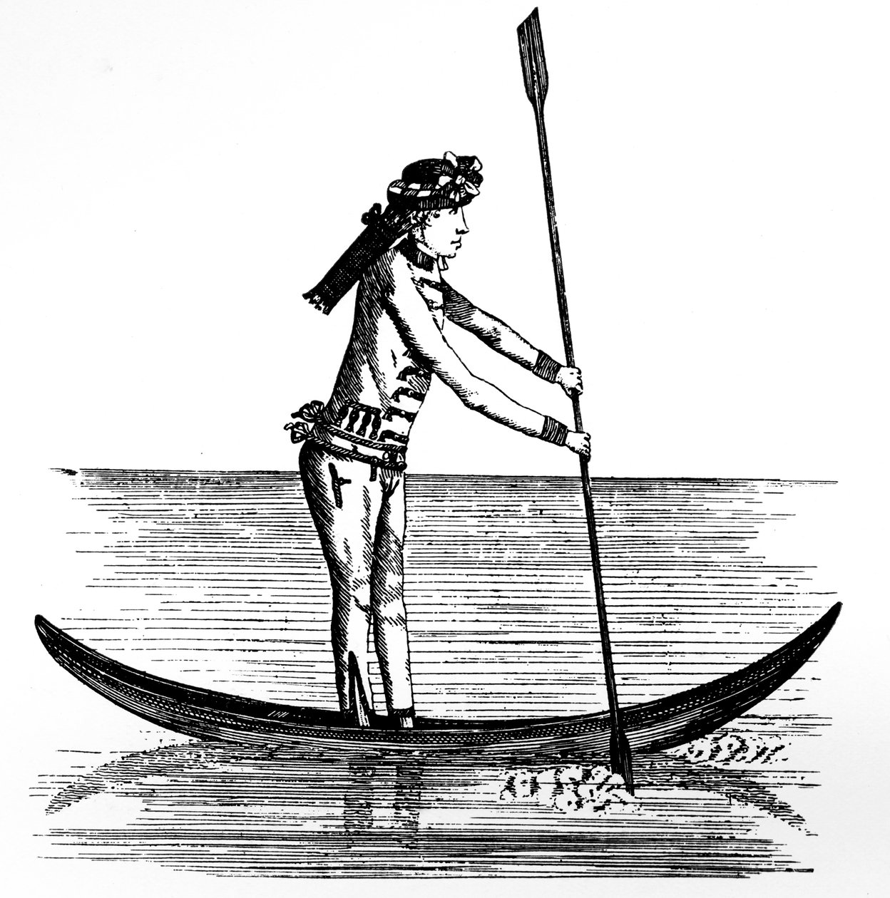 El Macaroni de Isis, 1772 de John Collet