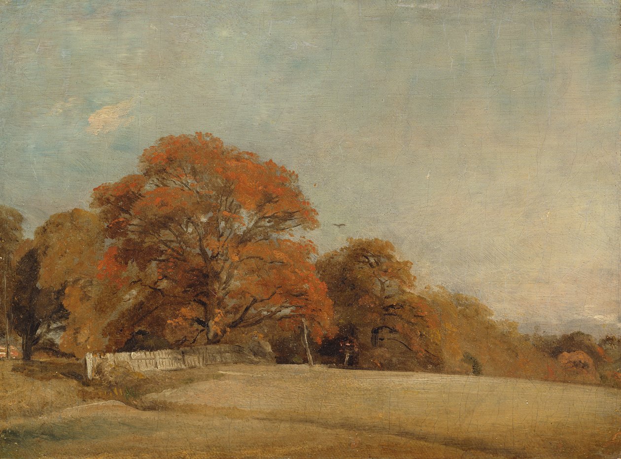 Un Paisaje Otoñal en East Bergholt, c.1805-08 de John Constable