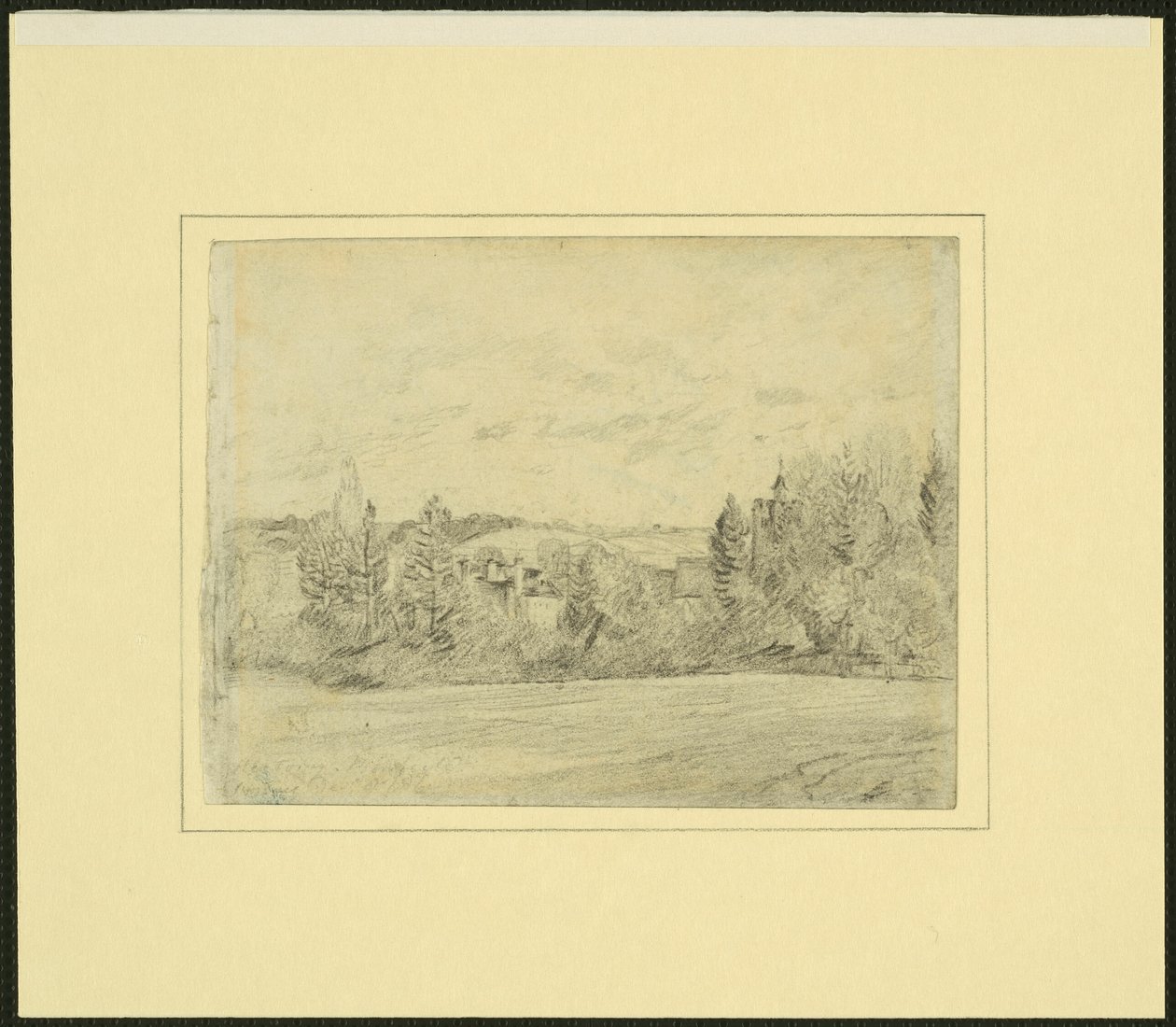 Rectoría e iglesia de Binfield, Berkshire de John Constable