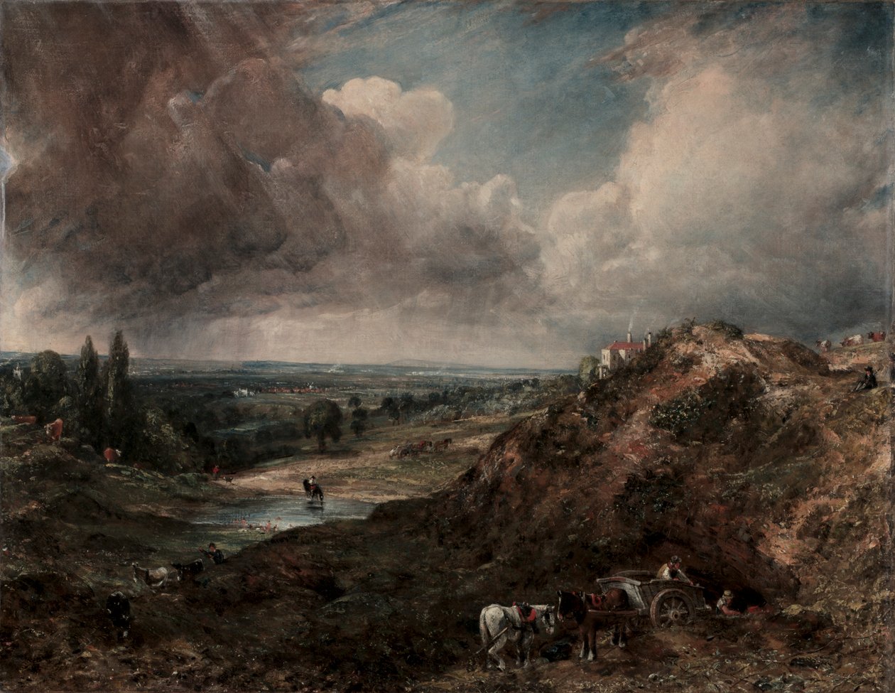 Branch Hill Pond, Hampstead de John Constable