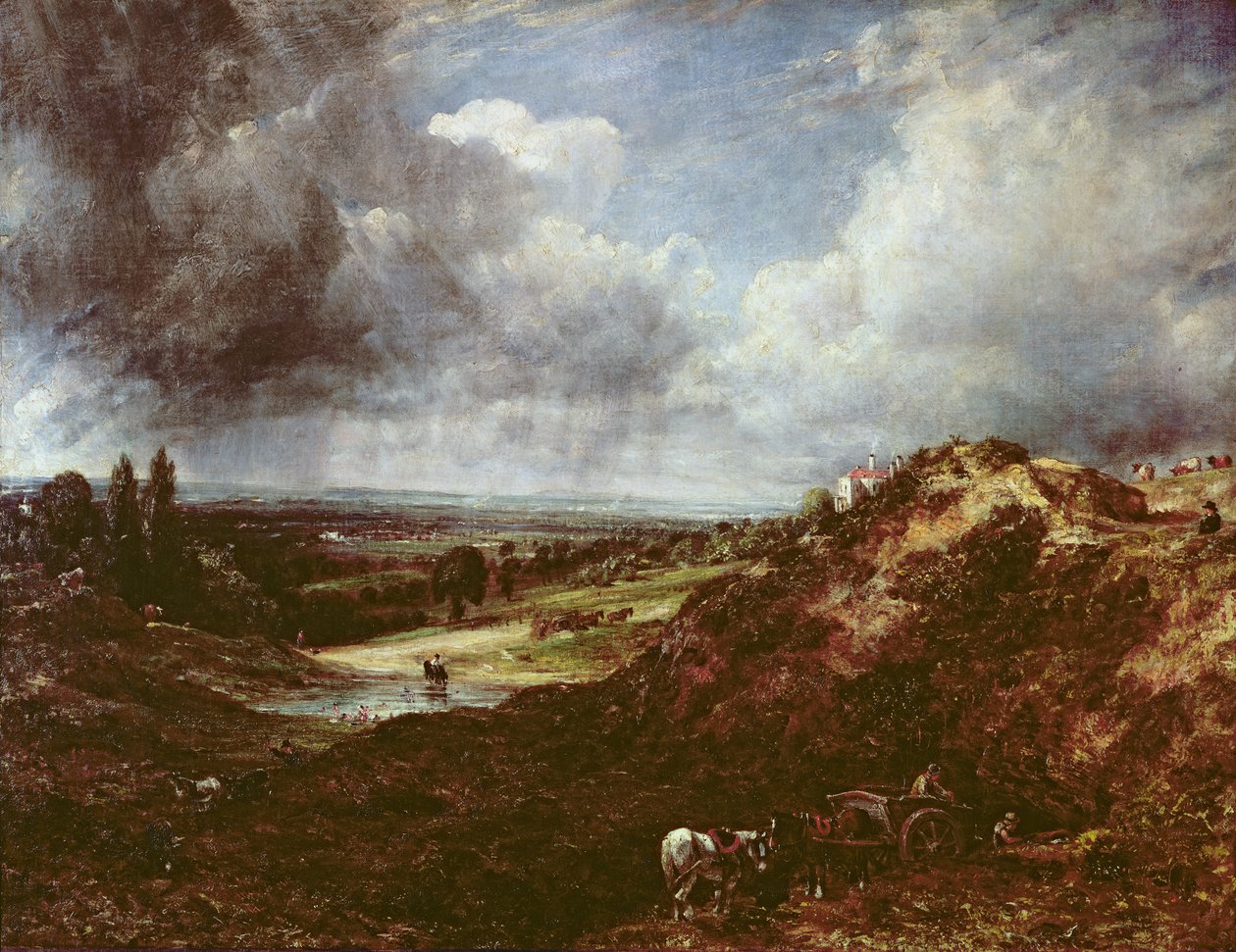 Branch Hill Pond, Hampstead Heath de John Constable