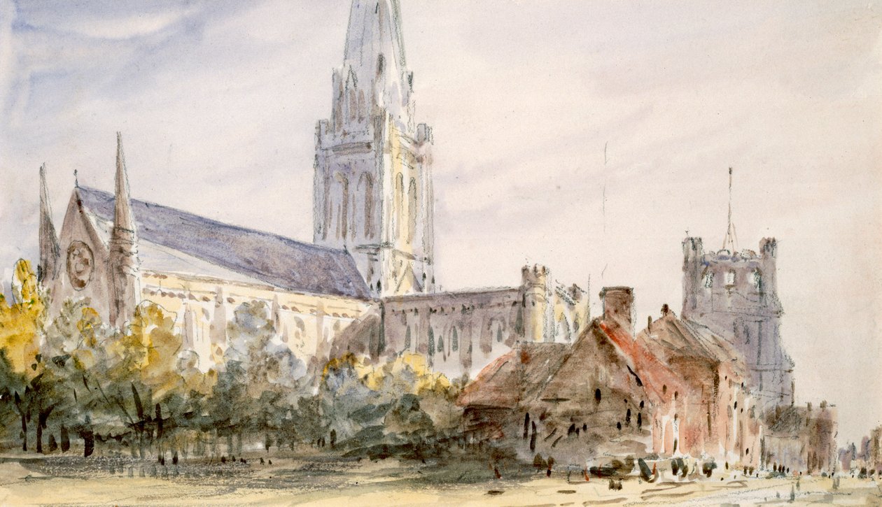Catedral de Chichester, Sussex, c. 1796-1837 de John Constable