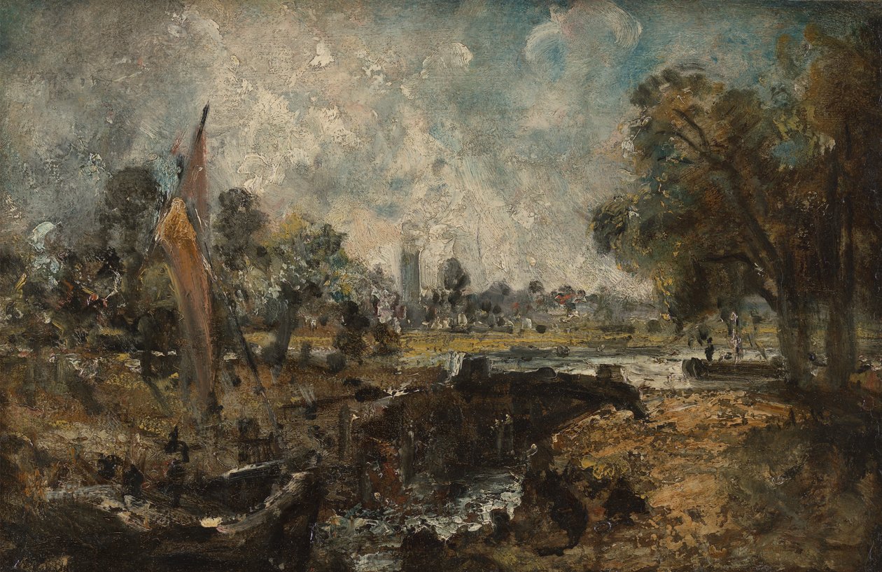 Esclusa de Dedham de John Constable