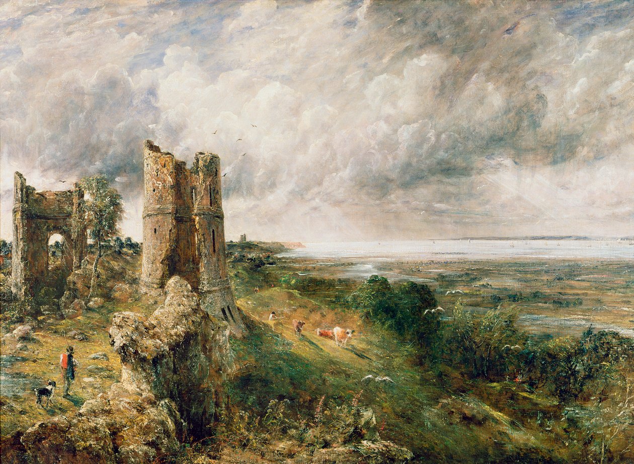 Castillo de Hadleigh, 1829 de John Constable