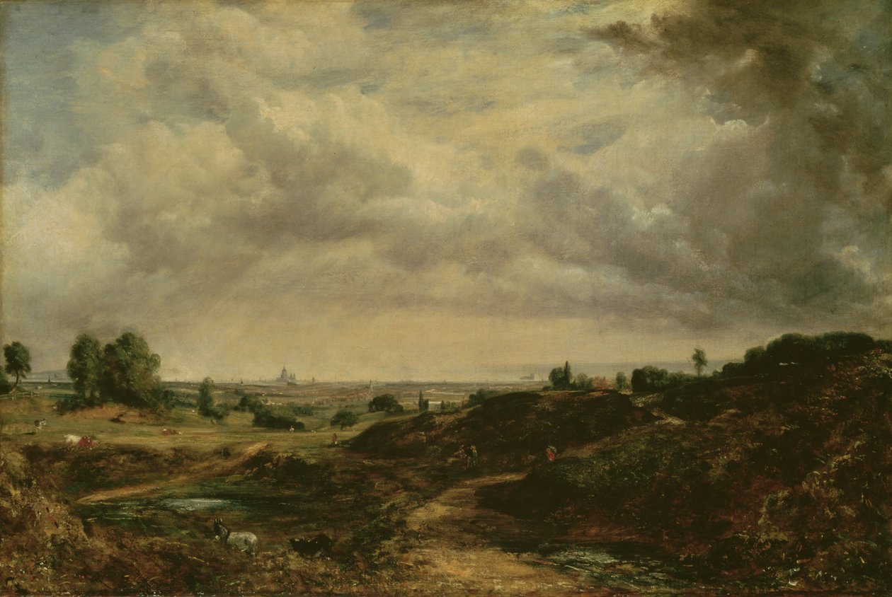 Hampstead Heath (óleo sobre lienzo) de John Constable