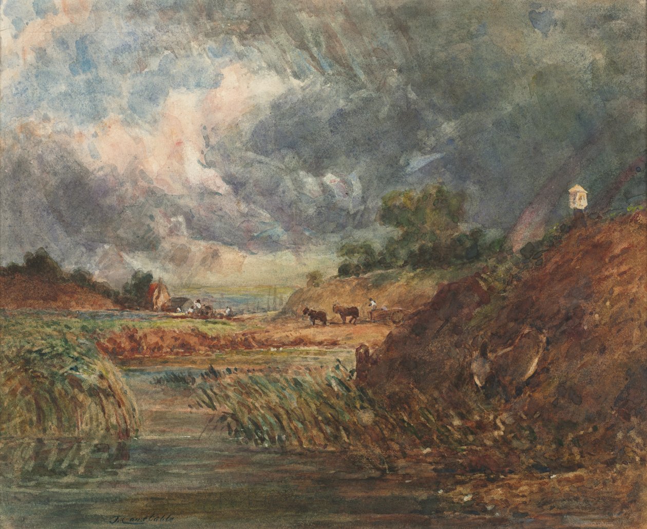 Hampstead Heath de John Constable