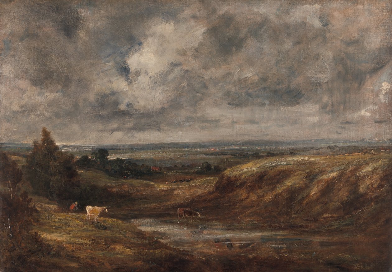 Hampstead Heath, 1825 a 1830 de John Constable