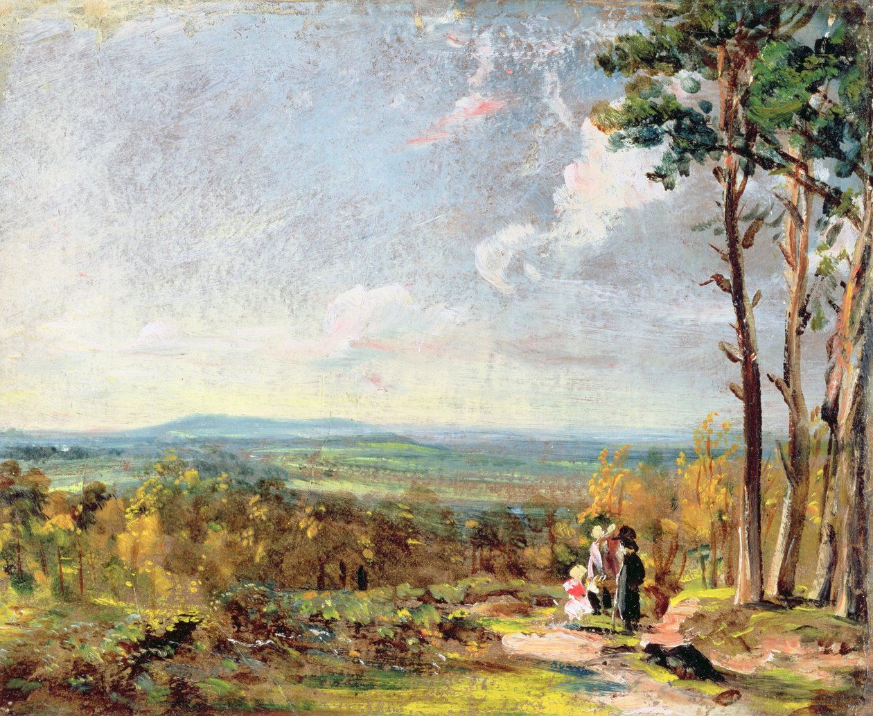Hampstead Heath mirando hacia Harrow de John Constable