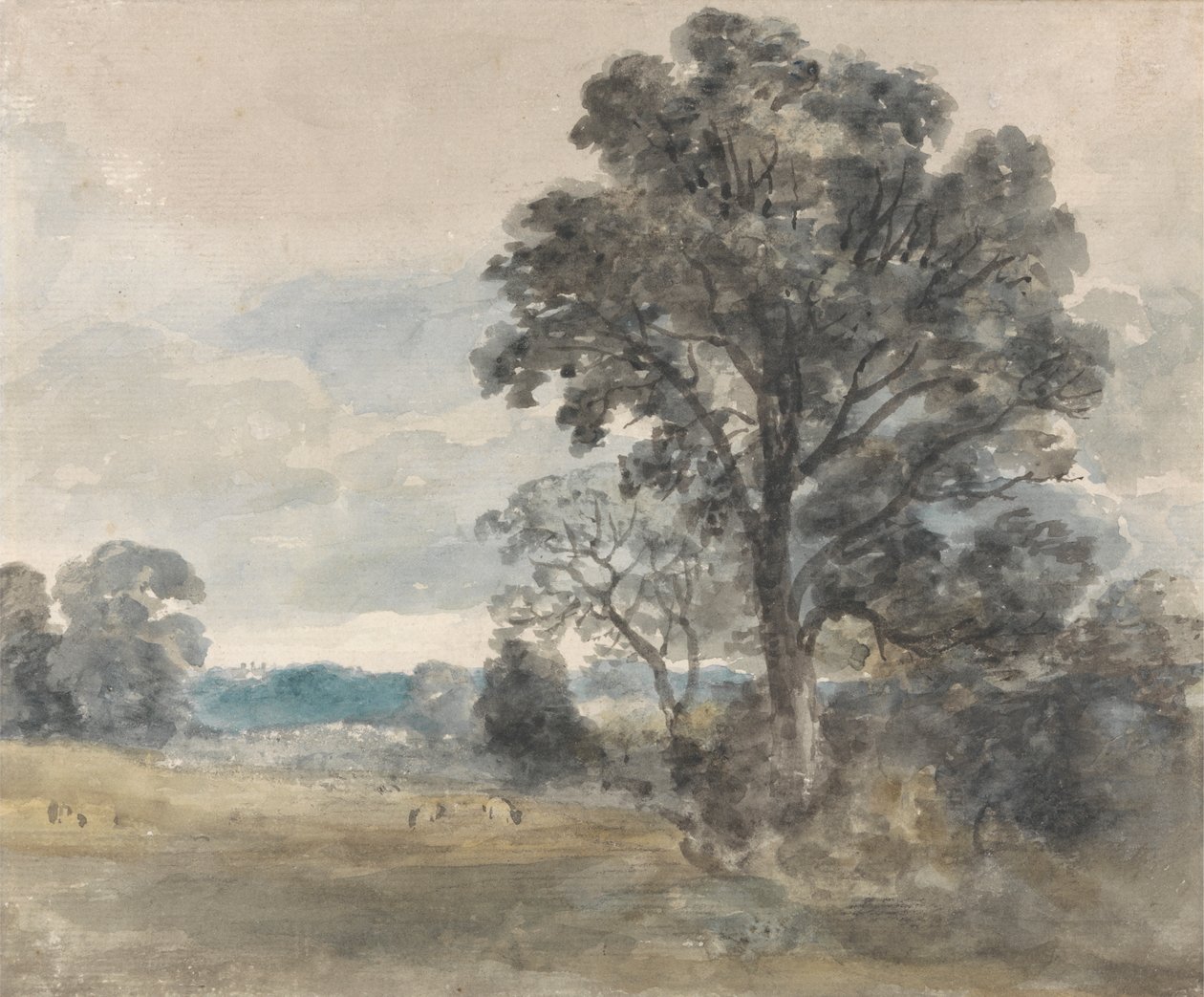 Paisaje en East Bergholt de John Constable