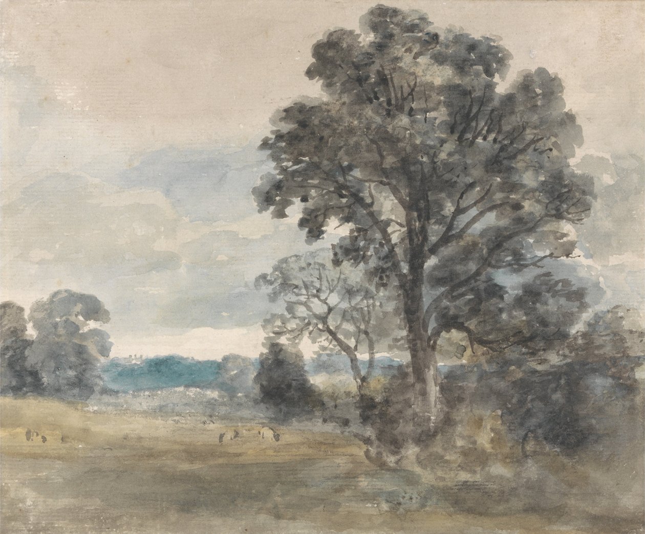 Paisaje en East Bergholt de John Constable