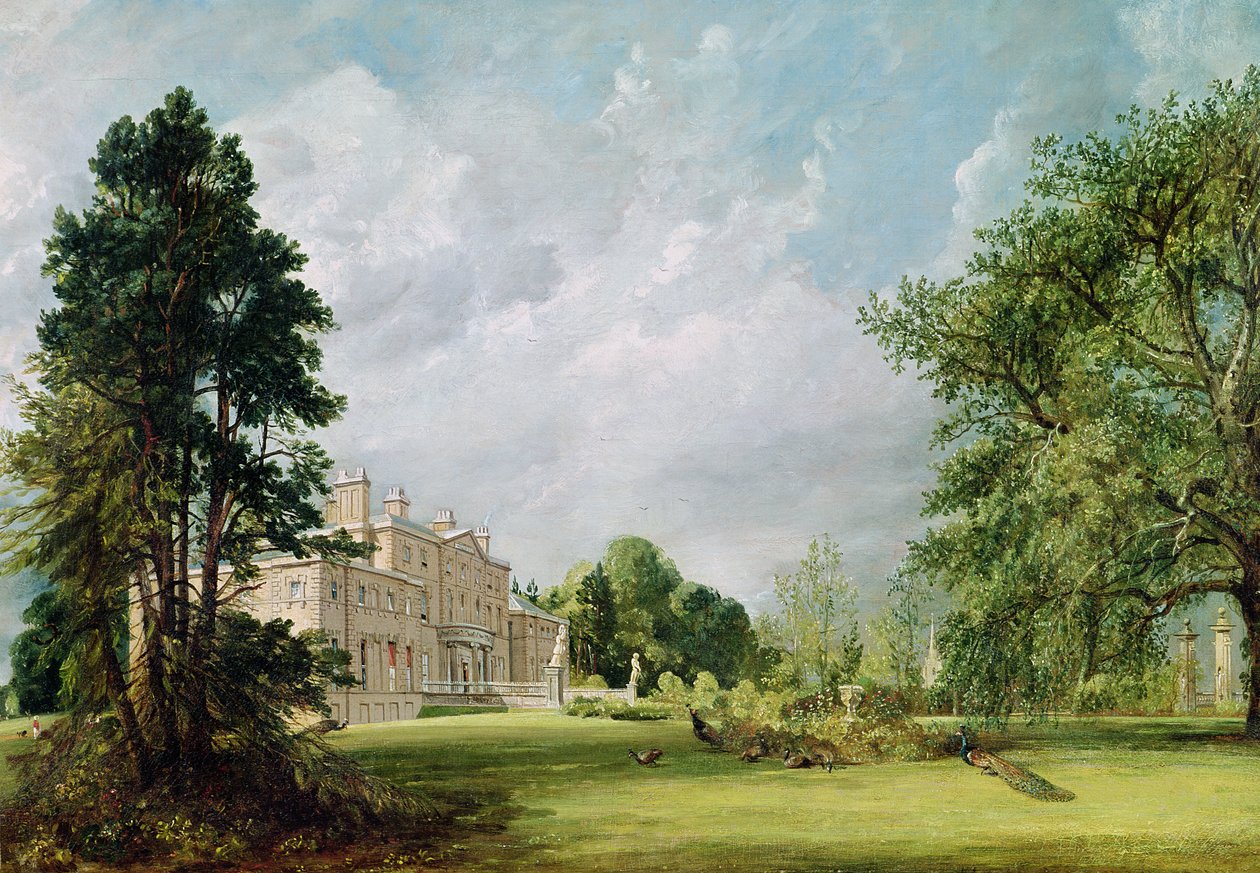 Malvern Hall, Warwickshire, 1821 de John Constable