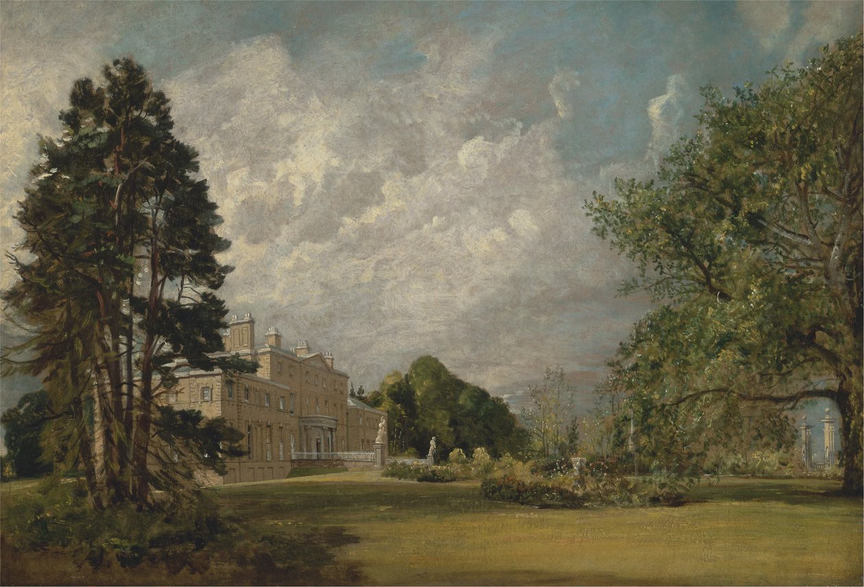 Malvern Hall, Warwickshire, c.1820-21 de John Constable