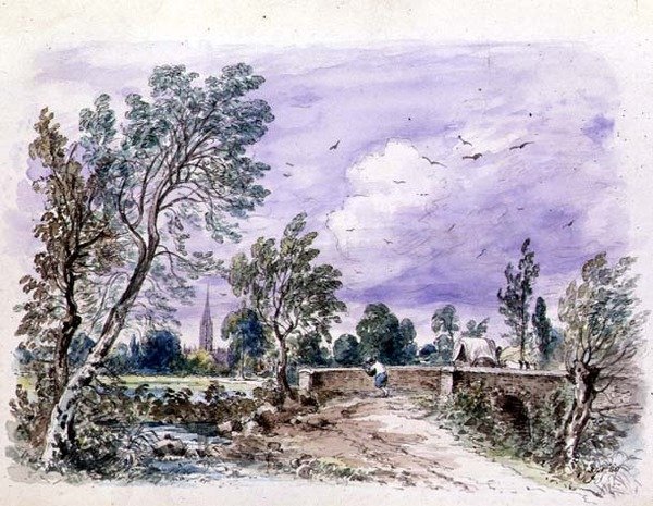 Puente de Milford de John Constable
