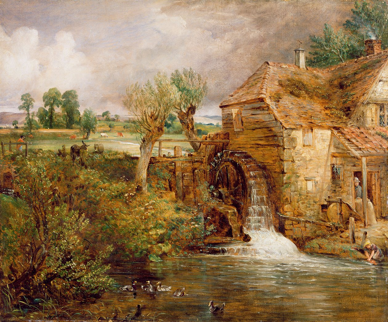 Molino en Gillingham, Dorset de John Constable