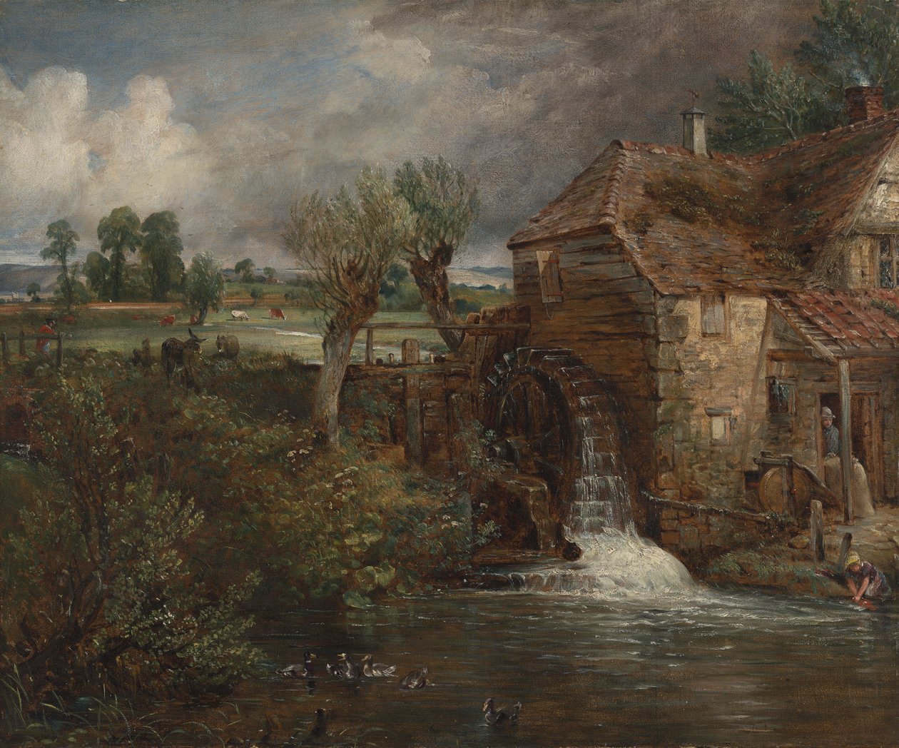 Parham Mill, Gillingham de John Constable