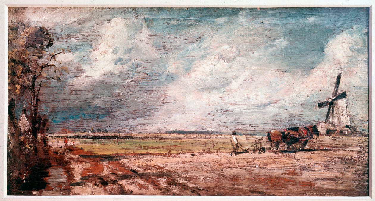 Primavera en East Bergholt, Inglaterra de John Constable