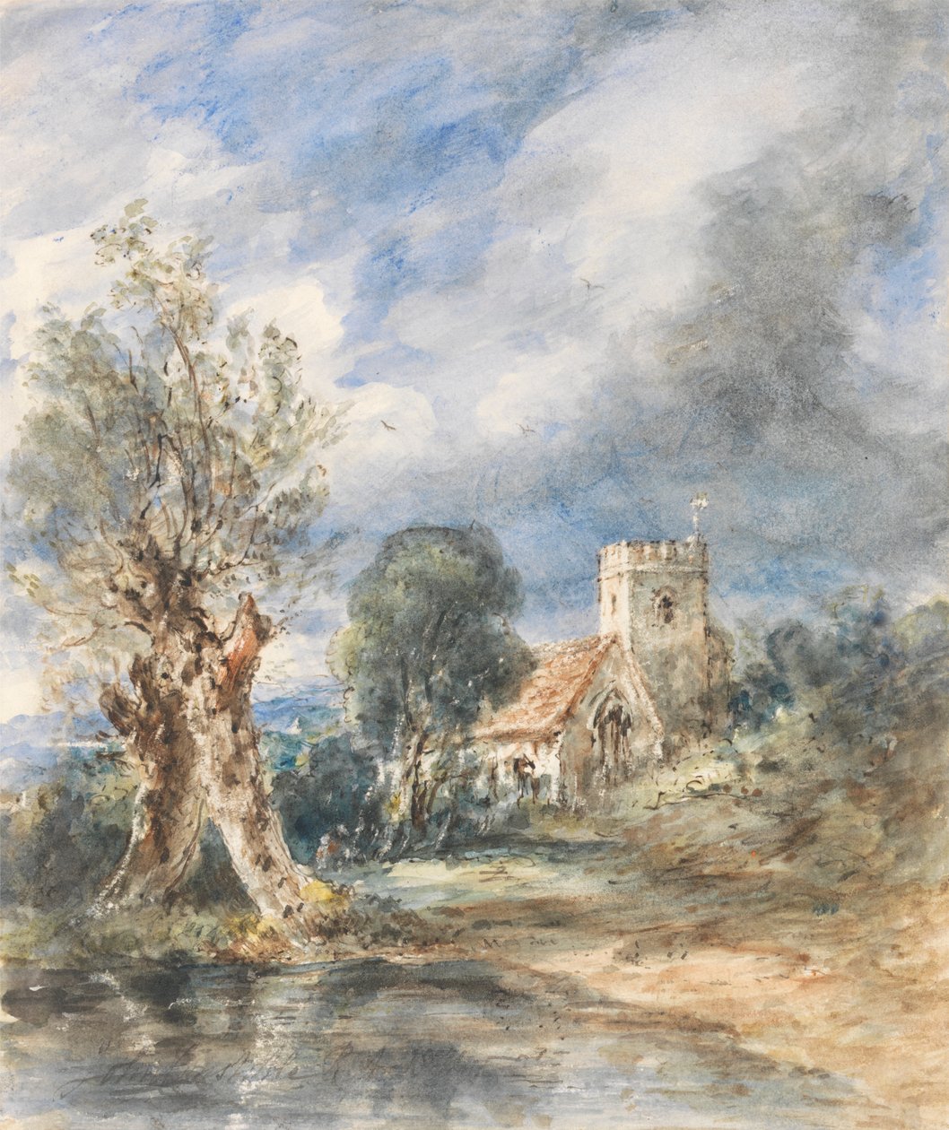 Iglesia de Stoke Poges de John Constable