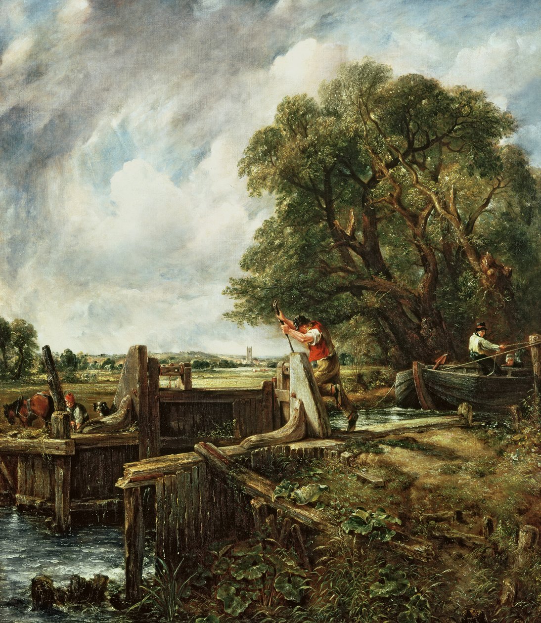 La esclusa, 1824 de John Constable