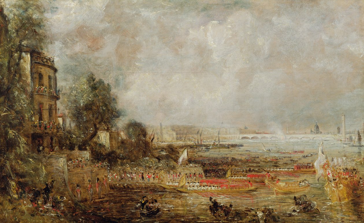 La Apertura del Puente de Waterloo, c.1829-31 de John Constable