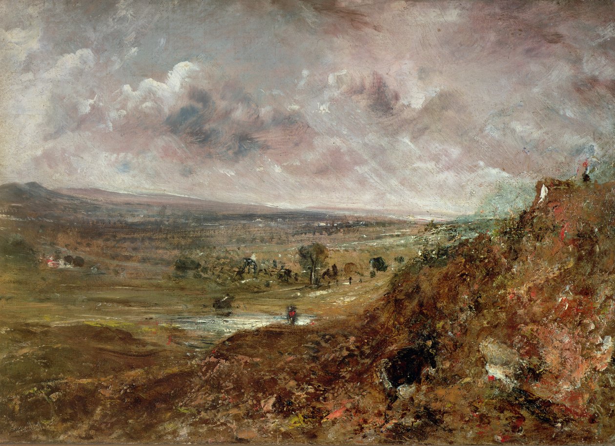 Vista de Hampstead Heath de John Constable