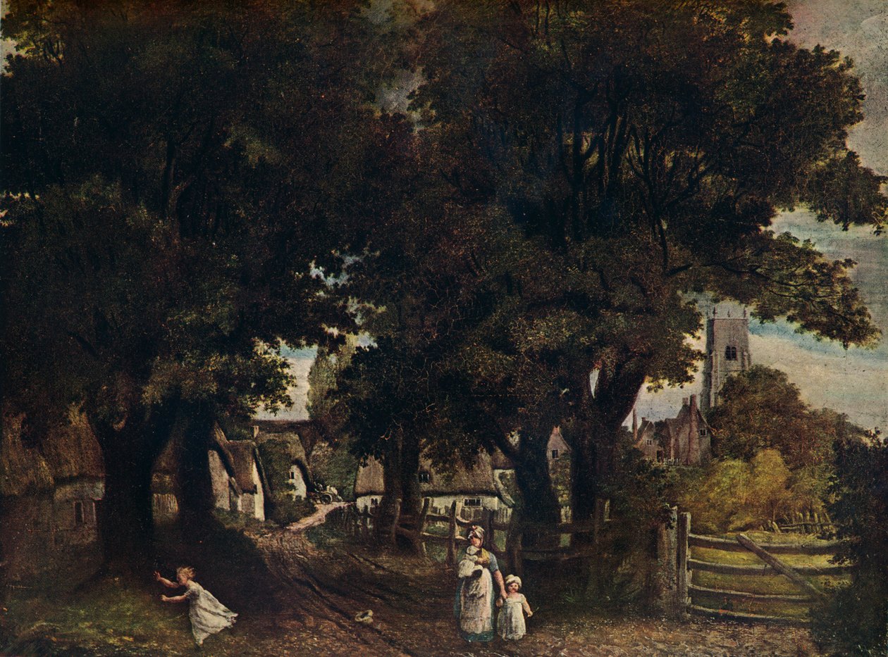 Water Lane, Dedham, c1802, 1911 de John Constable