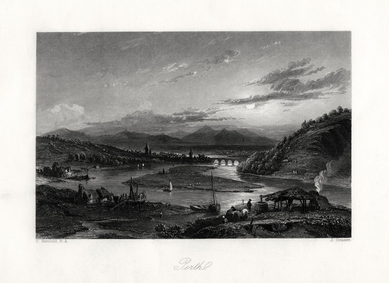 Perth, Australia, siglo XIX de John Cousen