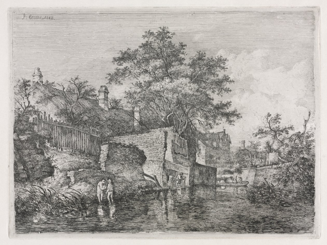 Front of the New Mills de John Crome