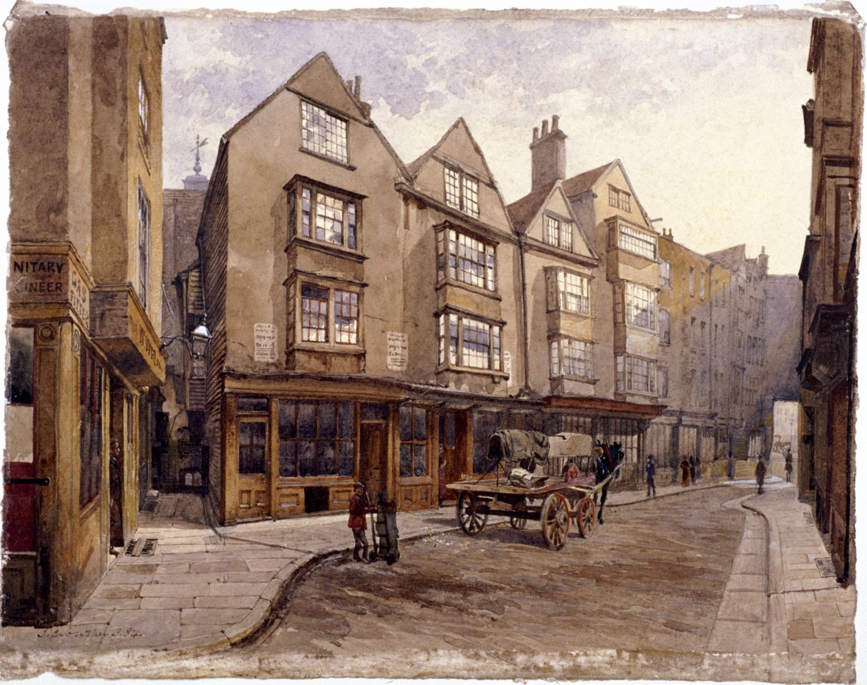 Cloth Fair, Londres, 1884 de John Crowther