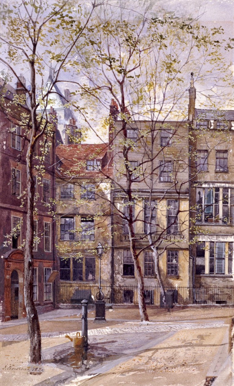 Inner Temple, Londres, 1880 de John Crowther