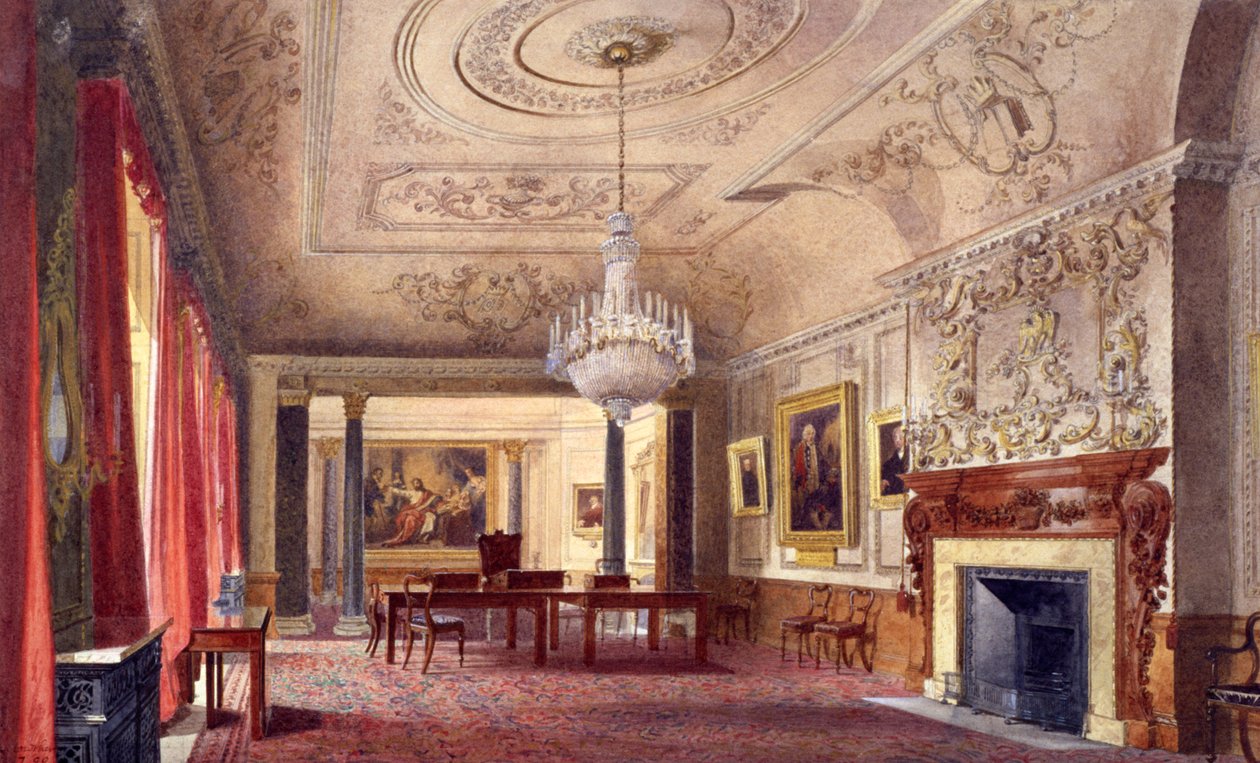 Interior del Salón de los Papeleros, Londres, 1890 de John Crowther
