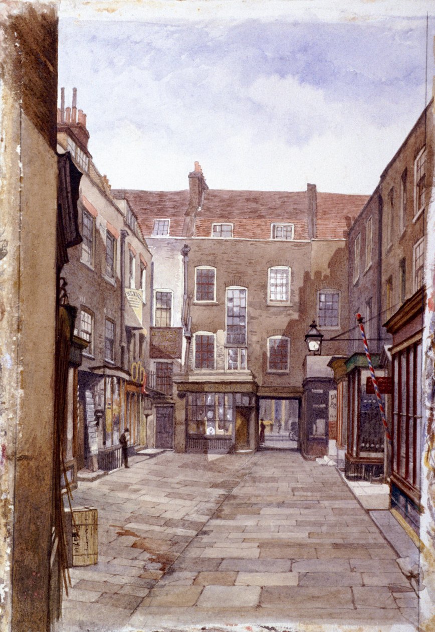 Edificios de Leather Sellers, London Wall, Londres, 1883 de John Crowther