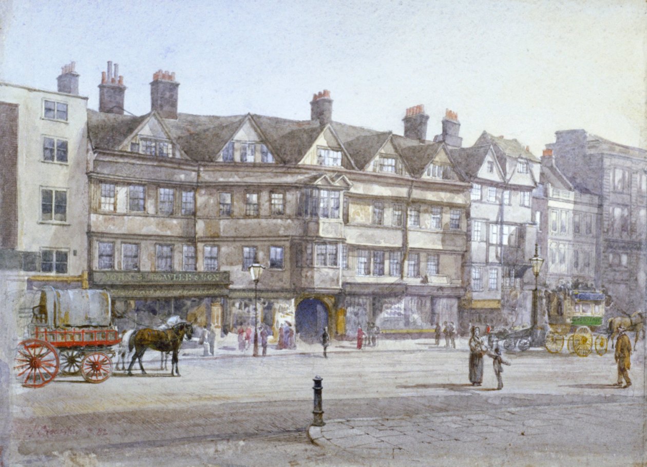 Staple Inn, Londres, 1882 de John Crowther