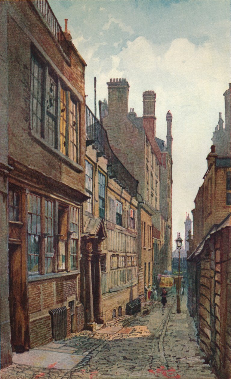 Strand Lane, mirando hacia el río, 1926 de John Crowther
