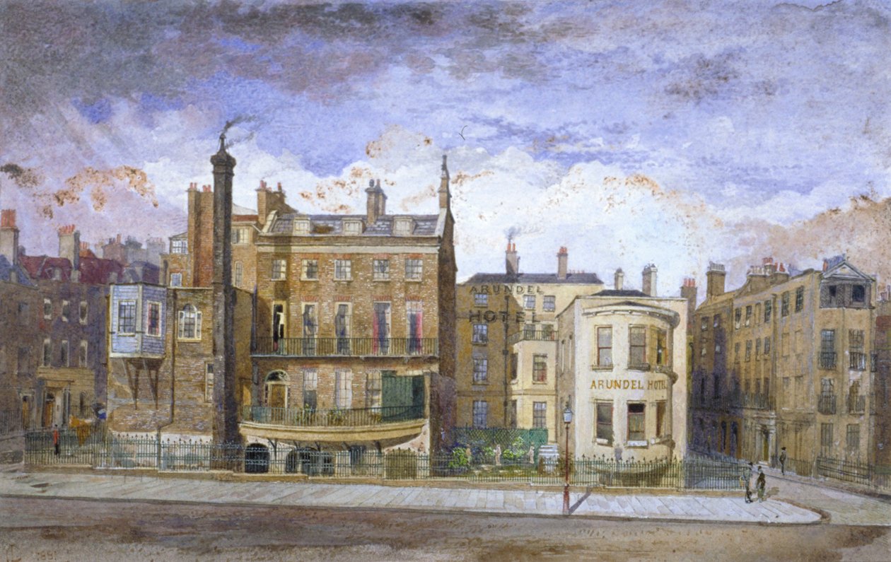 Victoria Embankment, Westminster, Londres, 1881 de John Crowther