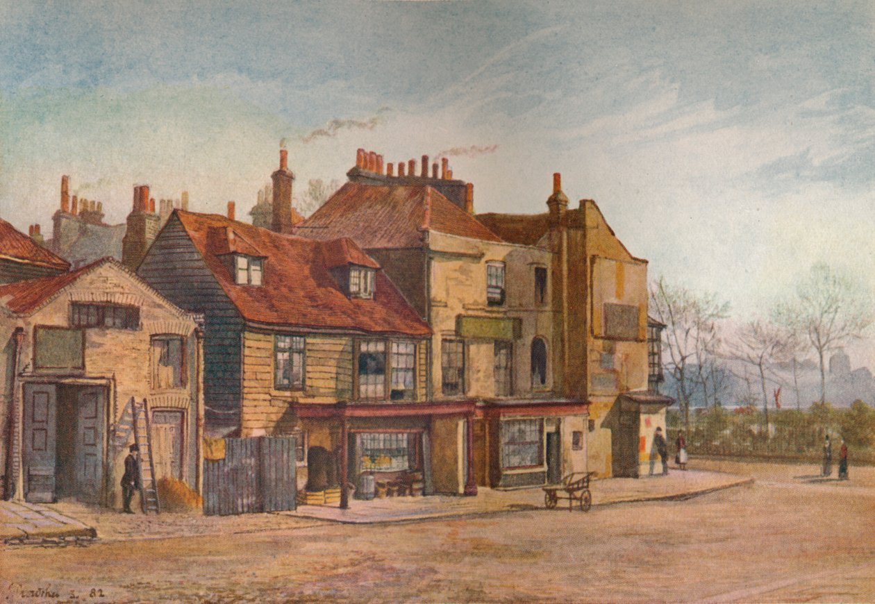 Vista de Lawrence Street, Chelsea, Londres, 1882 de John Crowther