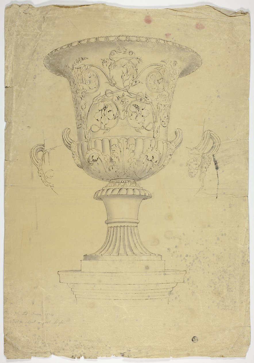 Vaso monumental antiguo de John Downman