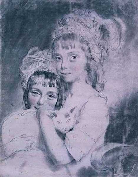 No.1843 Las Dos Señoritas Comparts de John Downman