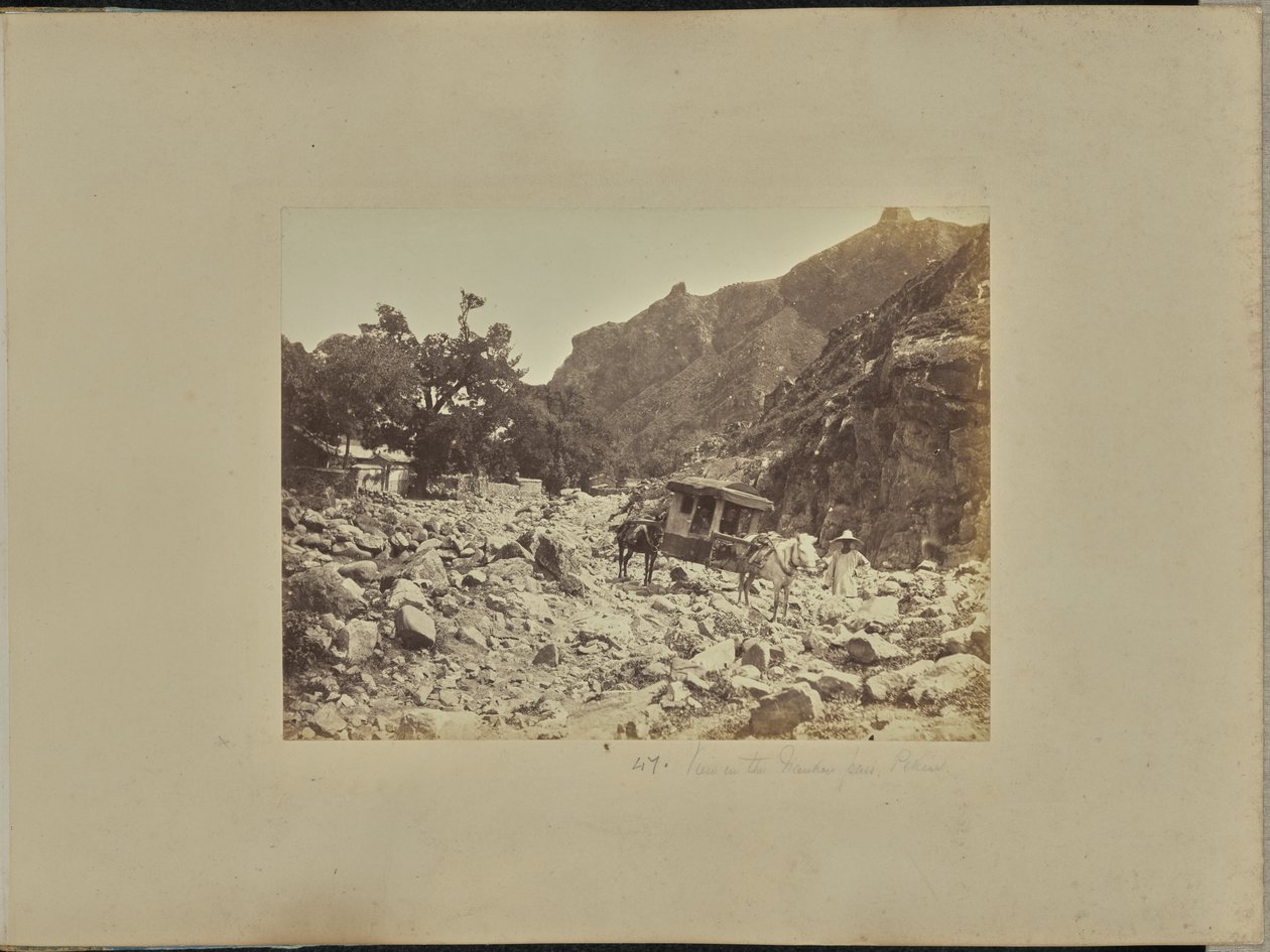 Vista en el paso de Nankow. Pekín [sic] de John Dudgeon