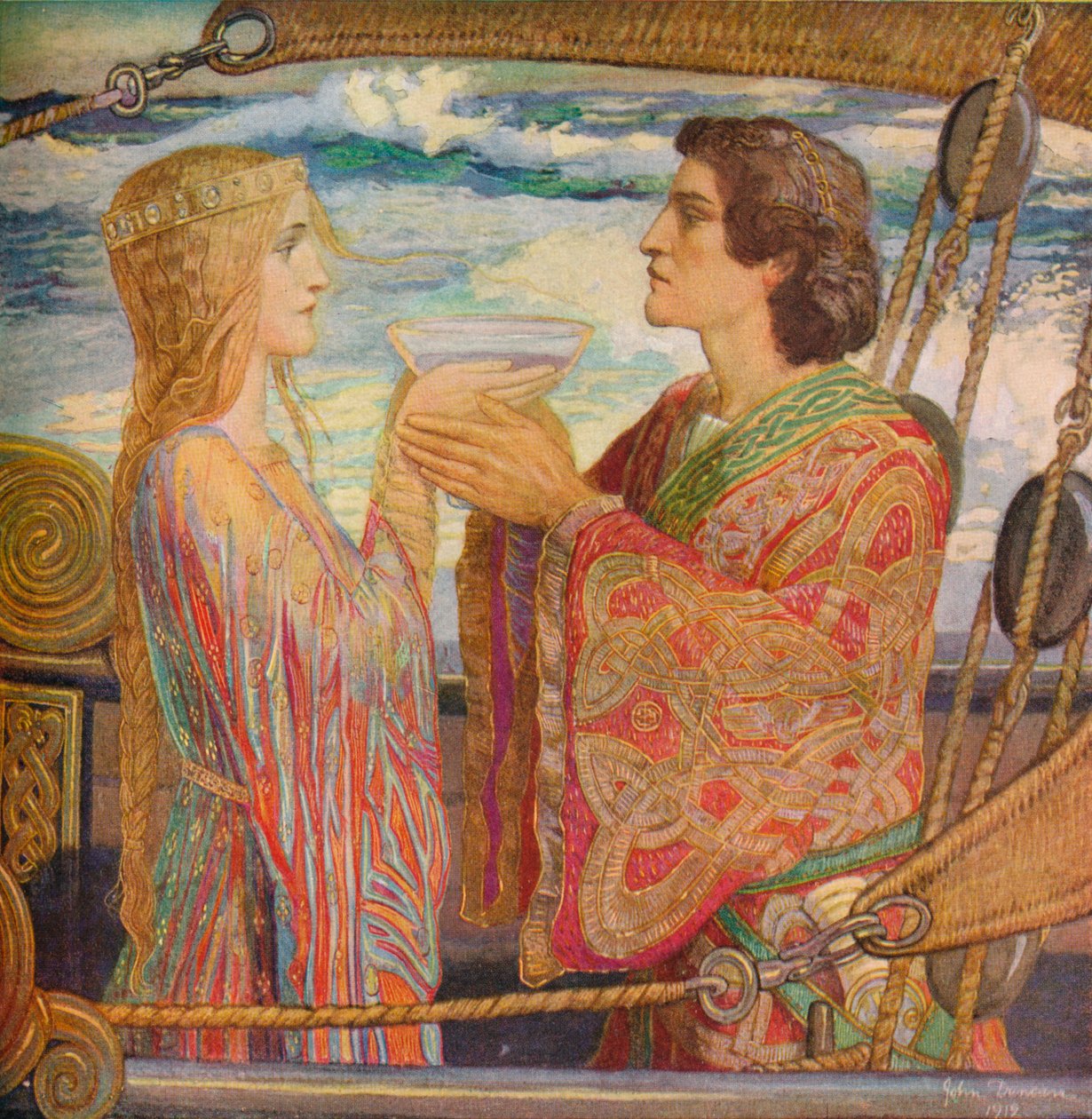 Tristán e Isolda, 1912 de John Duncan