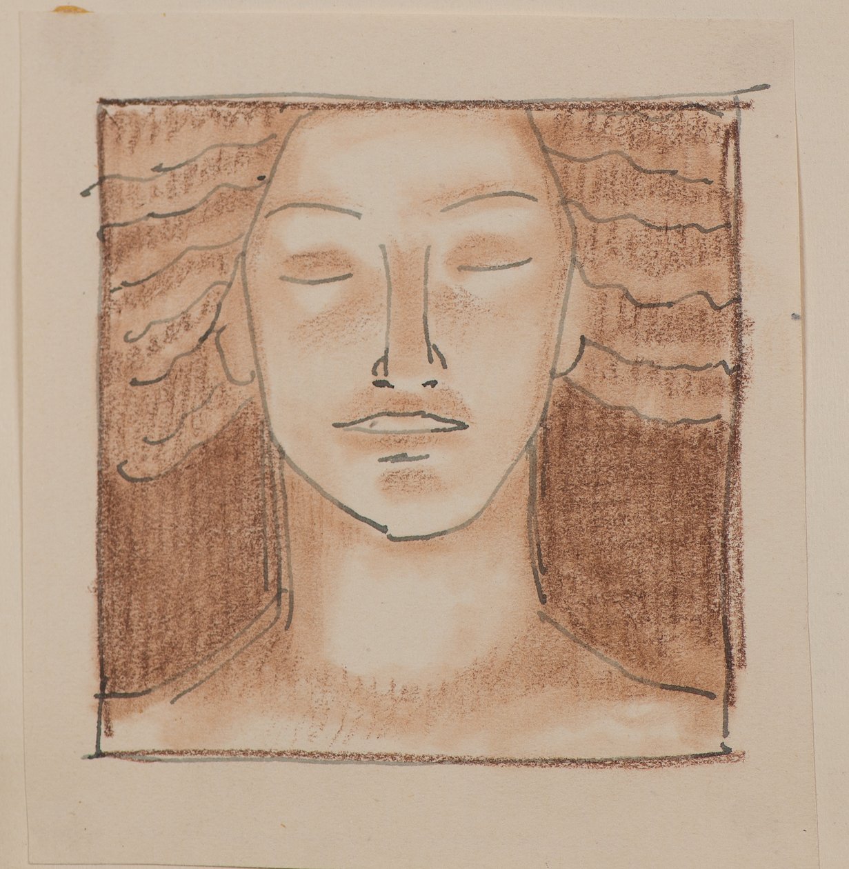Sin título [Rostro masculino] de John Duncan