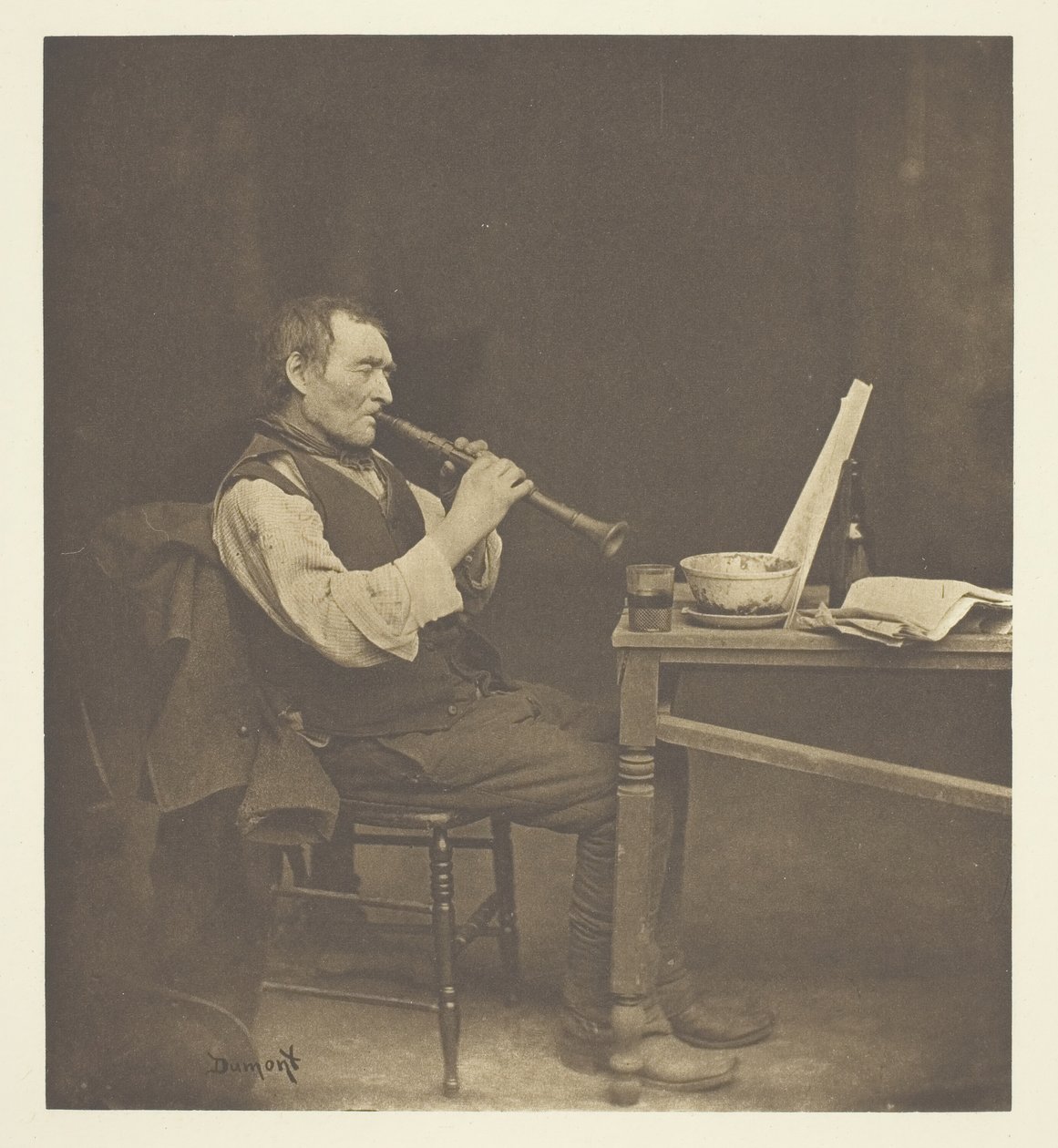 Clarinetista, c. 1897 de John E. Dumont