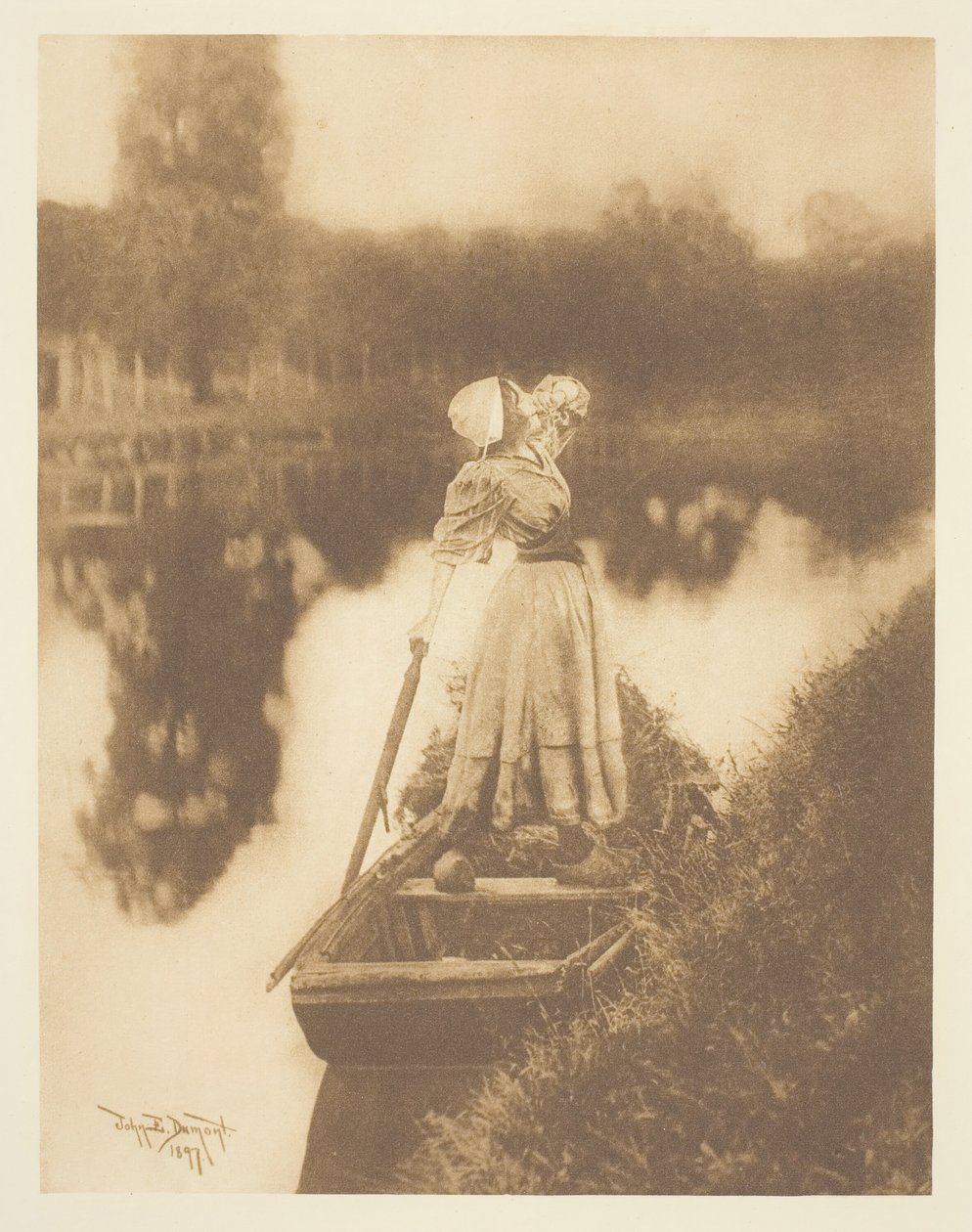Saludando al ferry, 1897 de John E. Dumont