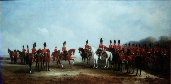Revisión de los 16 lanceros de John E. Ferneley