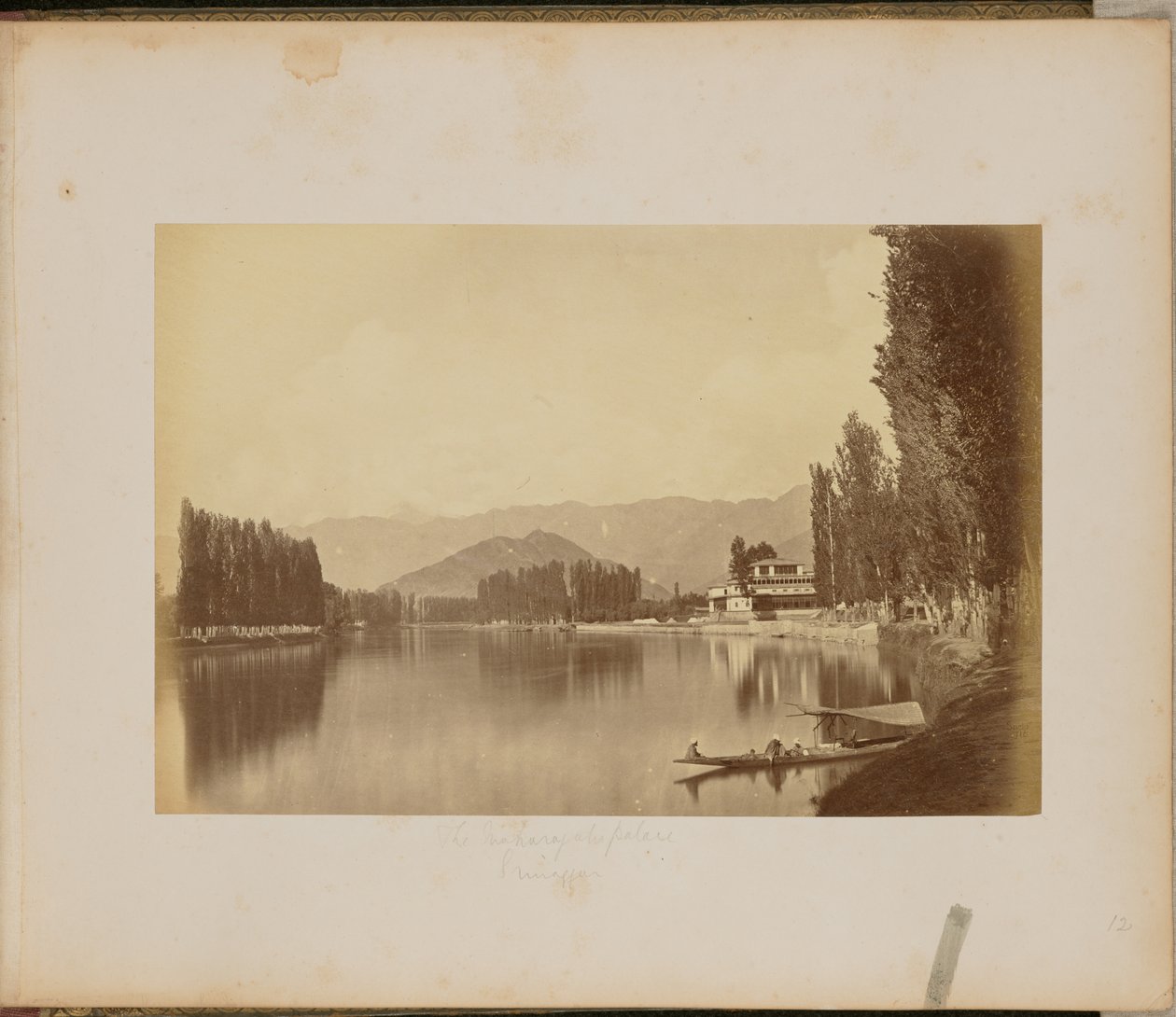 El Palacio de los Maharajás [sic]. Srinaggar de John Edward Saché