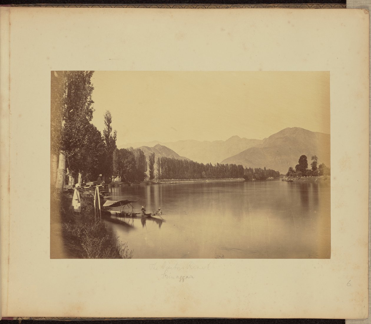El alcance de los visitantes [sic]. Srinaggar de John Edward Saché