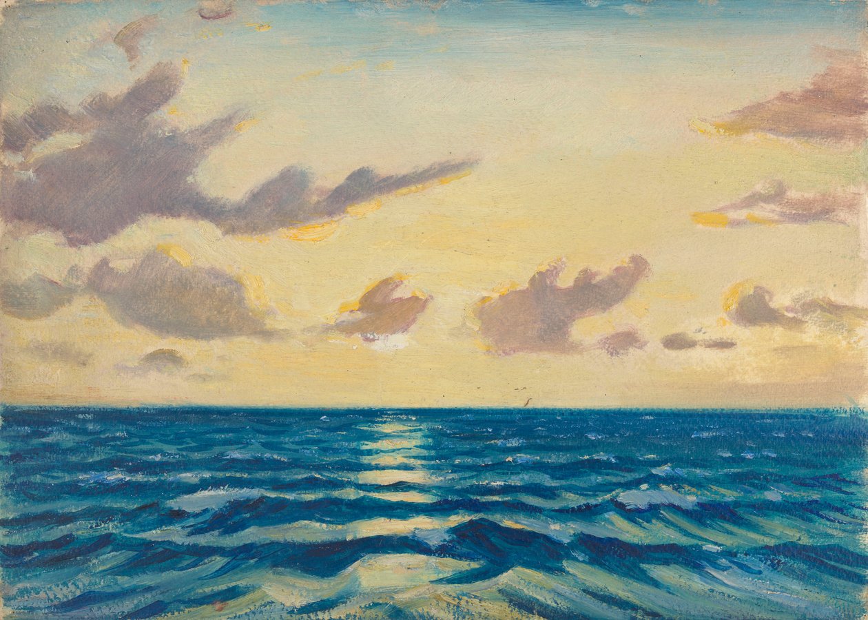 Paisaje marino (pintura) de John Everett